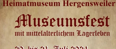 Event-Image for 'Museumsfest mit mittelalterlichem Lagerleben'